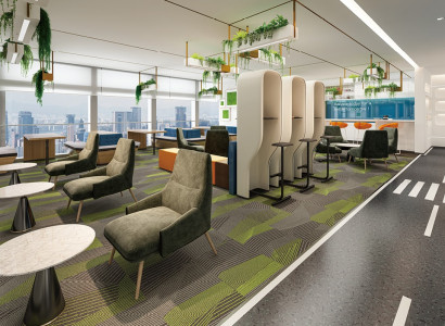 Telefonkabinn, gepolstert Trennwand, gepolstert Miwwelen, Ariichtung, Büro, Office